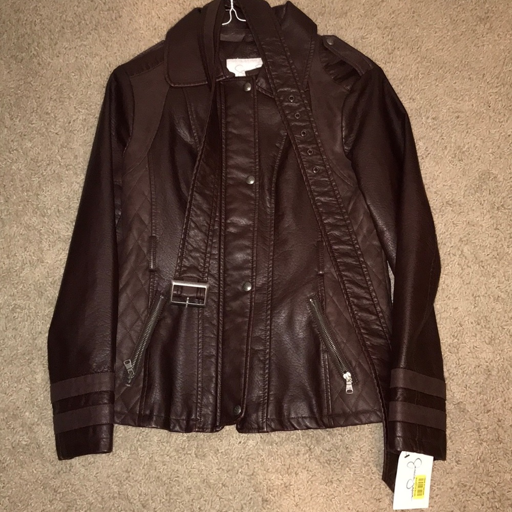 Winter leather coat!